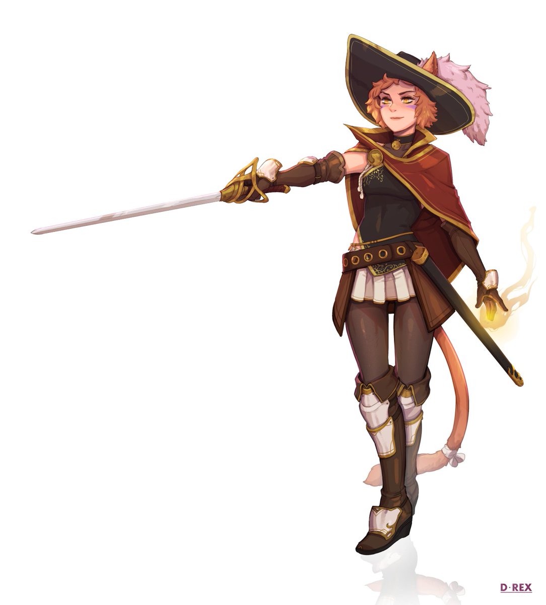 Stream commission I did yesterday for CynicalDoot! They wanted a surprise outfit for their OC :3
