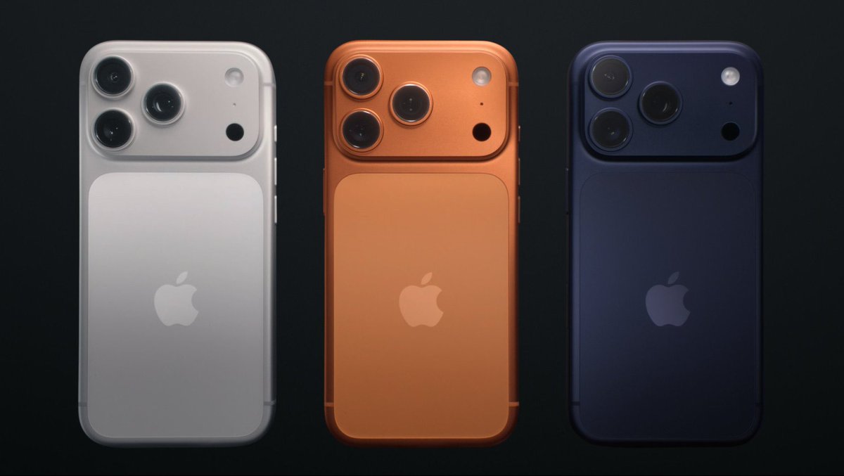 FearedBuck's tweet photo. All the features of the iPhone 17 Pro

•Starts at $1099
•48 megapixel camera
•New 200mm optical zoom lens
•ProRes RAW video capture with genlock
•6-core processor
•32 hours of video playback
•Water vapor chamber cooling https://t.co/910nTfwIRt