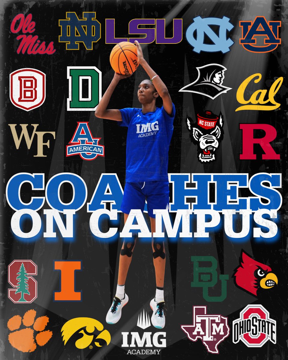 The question isn’t who hasn’t been here…it’s what are you waiting for?! 🤯

Thank you to all the Men’s &amp; Women’s coaches for showing out during the first week of the recruiting period! 📈