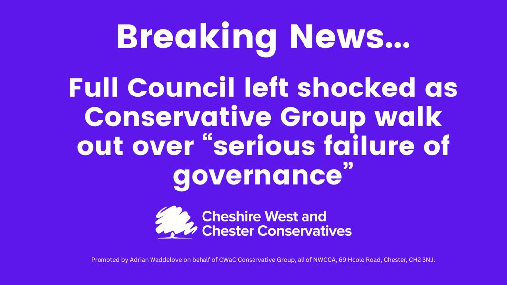 CWaC Conservative Councillors tweet media