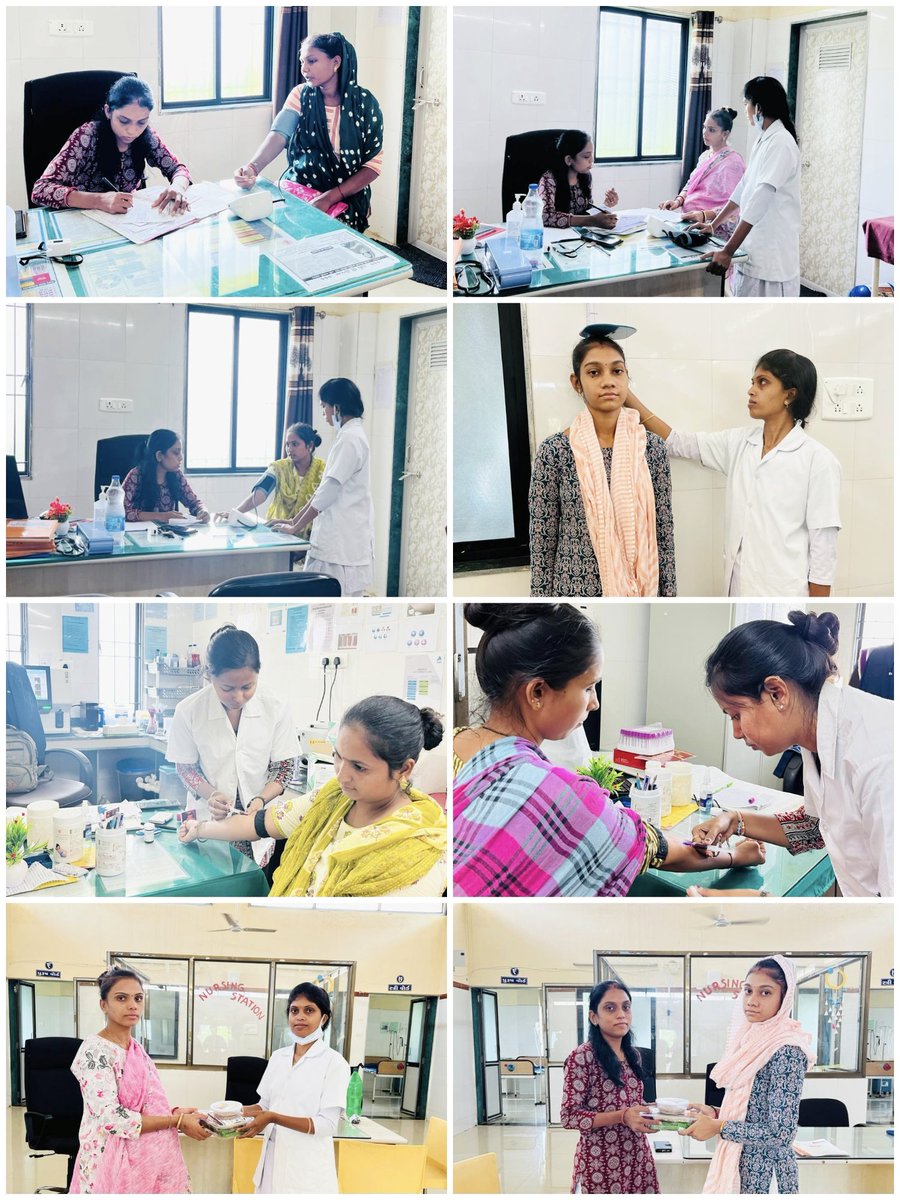 ANC check-up under PMSMA &amp; Nutrition Kit given to low weighted ANC # PHC Bilothi#Netrang block#