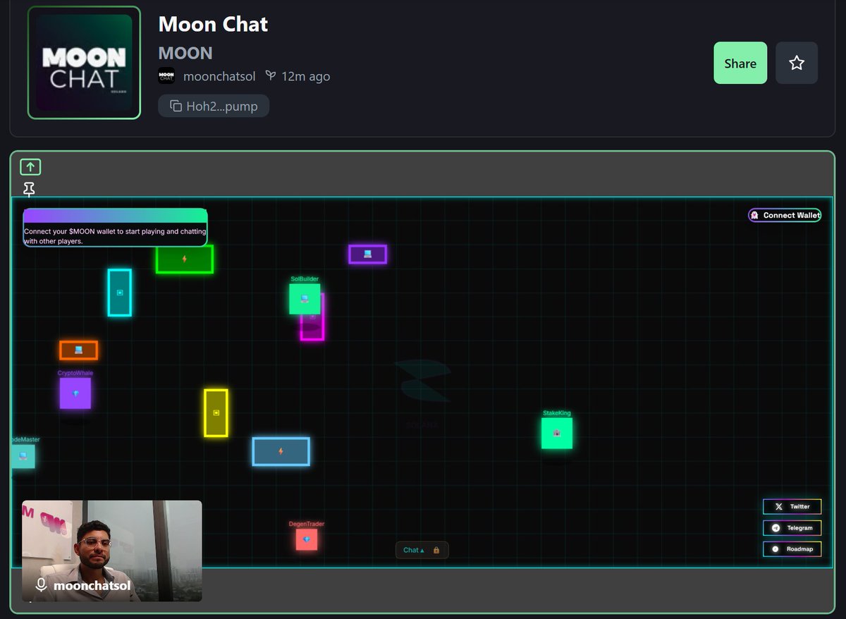 MoonChatsol's tweet photo. LIVESTREAMING $MOON https://t.co/dB8SaZcG4W https://t.co/M9BVWquUv5