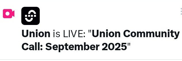 Who's coming for the Union Community call: September?