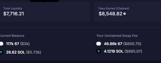 Been LPing coins that I think would chop around for weeks on end. I also have 1.5 million tokens that I will hold on to in case it turns into a useless type of run.