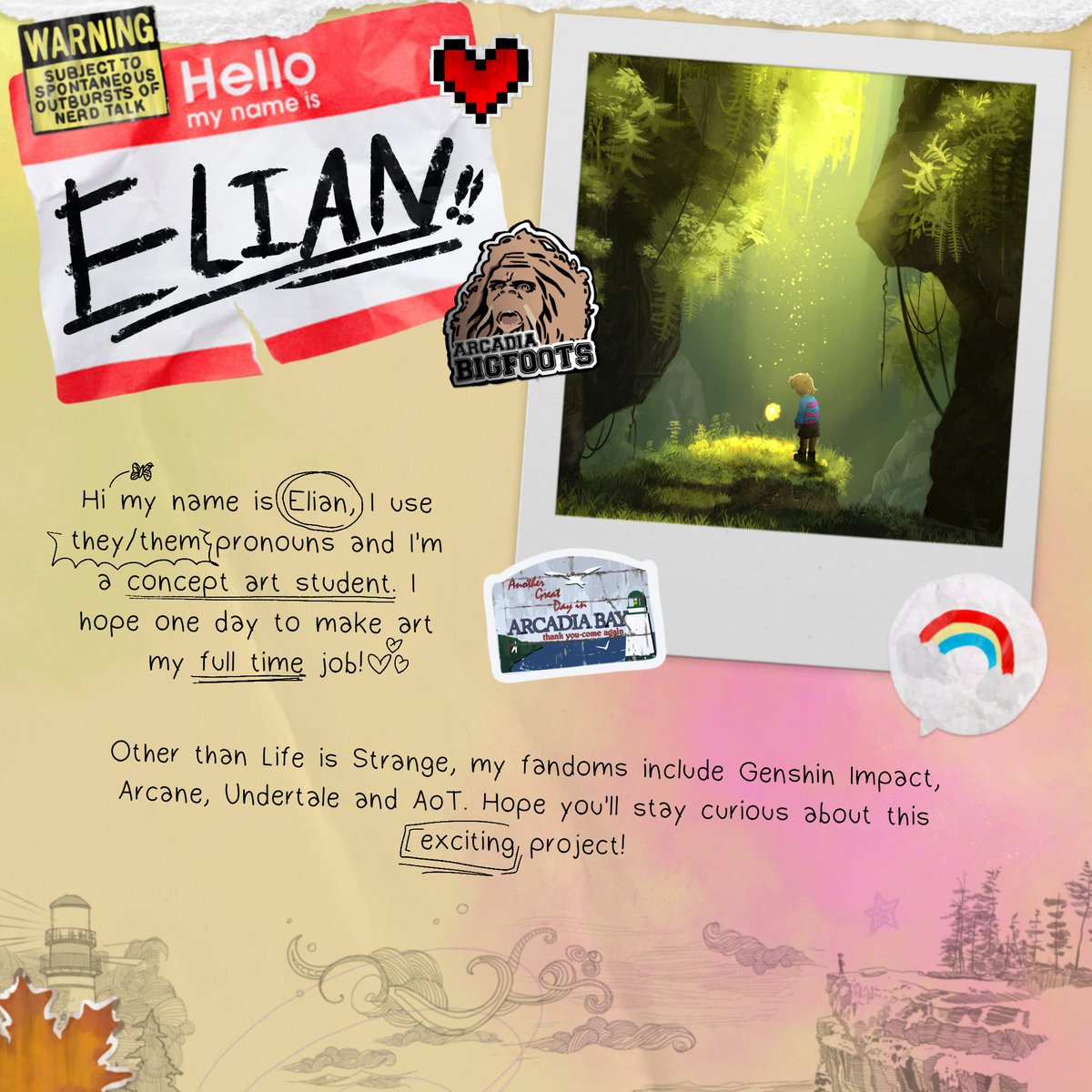 Our next artist in this Artist Spotlight is <a href="/itsliaison3/">saturn_leia 🪐</a> ✨✨✨

#lifeisstrange #lis #lifeisstrangetarot #fanzine #zine