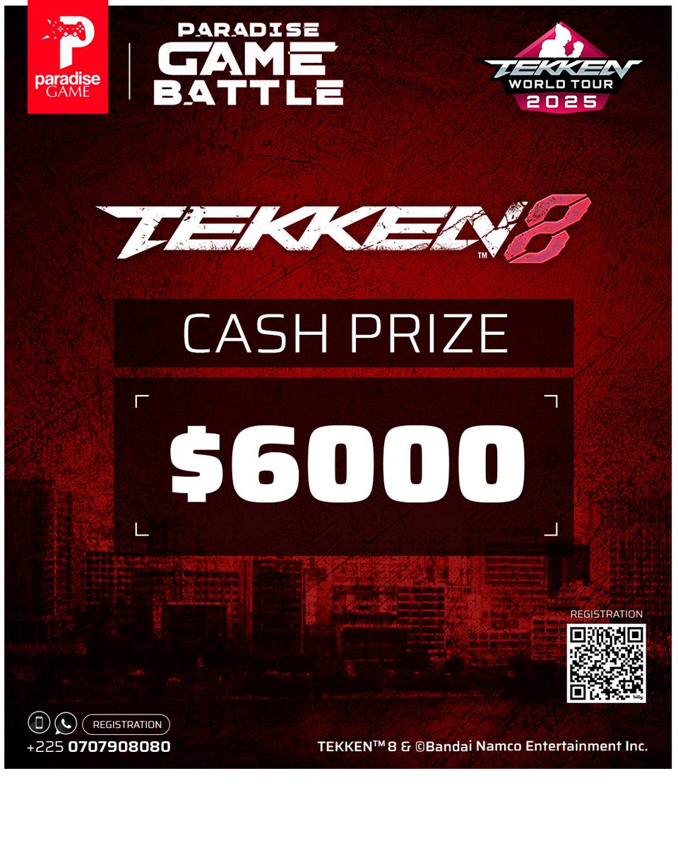 ParadiseGame_'s tweet photo. Prize pool #Paradisegamebattle2025

📅 : 18 et 19 Octobre 2025

Inscriptions : https://t.co/zJhXkPZMuz

Guide de voyage : https://t.co/6V9Nj6SHeK

#TWT2025 https://t.co/BZXoSna6T9