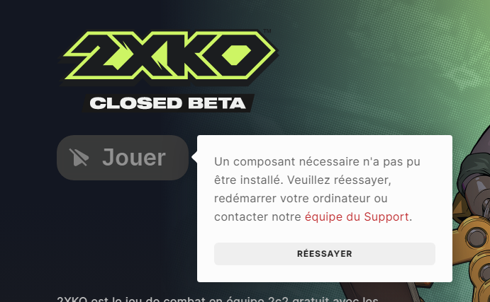 Bon j'ai meme pas le droit de testé blizz 

Il ont senti j'était trop aigri 

S'il vous plait Aled j'ai du contenu a faire