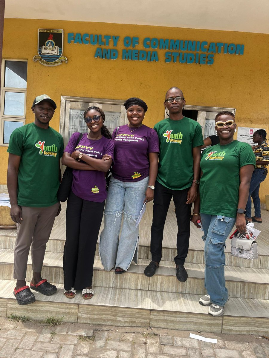 The <a href="/HealthyFood_NG/">Healthy Food Policy</a> Youth Vanguard team was at the Lagos State University to speak to young people about the dangers of SSB.

They understood the tactics of the industry to 'capture them'. At the end, we won more souls who have now joined the demand for #SSBTax
