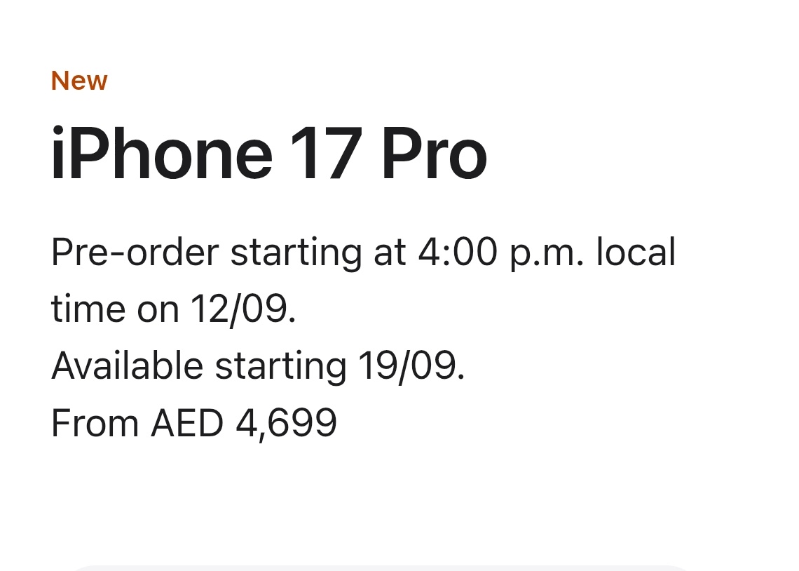 iPhone 17 Pro Price in Dubai 256gb 4699AED/₹112900 iPhone 17 Pro Max 256gb  5099AED/₹122500 #iPhone17ProMax #AppleEvent
