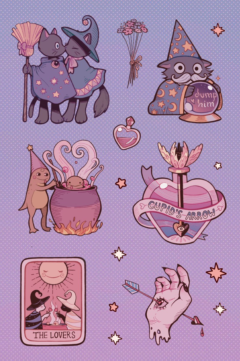 passionpeachy's tweet image. stickersheets I’m bringing back for halloween!!