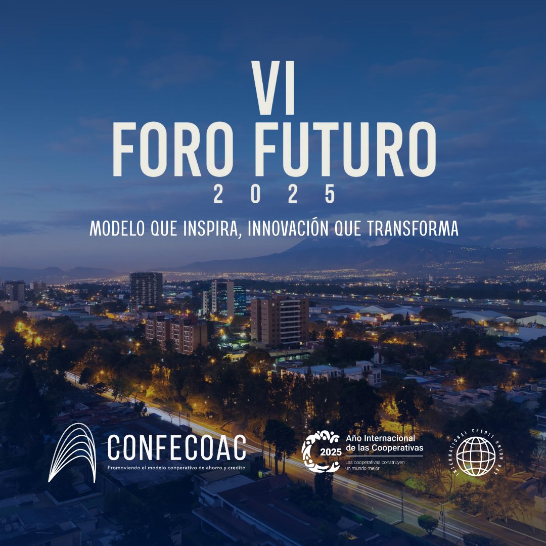 confecoac's tweet photo. 🚀 VI Foro Futuro 2025 | 16-17 de octubre, Hotel Hilton, Ciudad de Guatemala.
Innovación, cooperación y transformación en un solo lugar.
🔗 Regístrate ahora y asegura tu lugar. https://t.co/UmbdTG9XnN