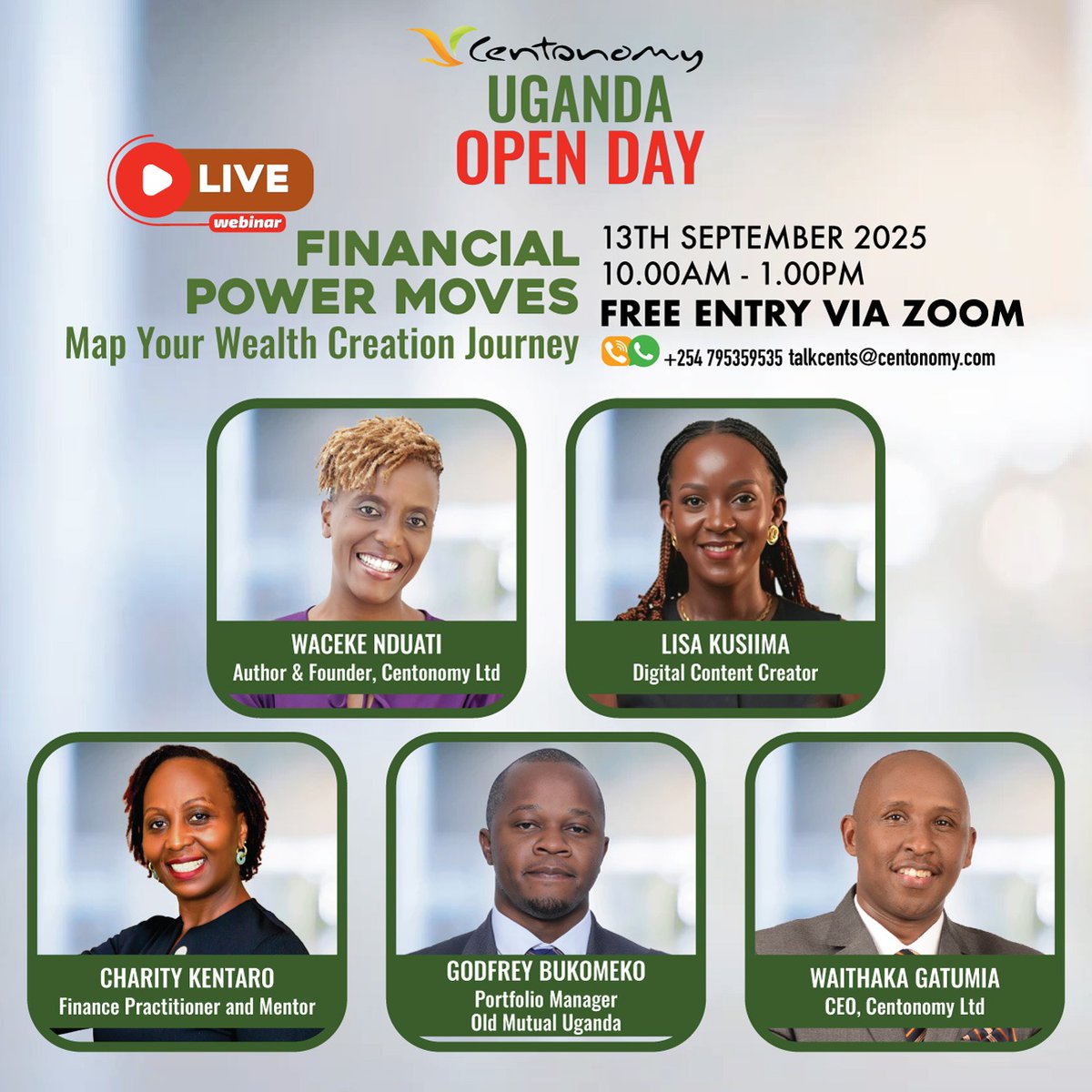 KMugaya's tweet photo. You would not want to miss this open day!!

#Centonomyuganda https://t.co/1x0IMMkzJZ