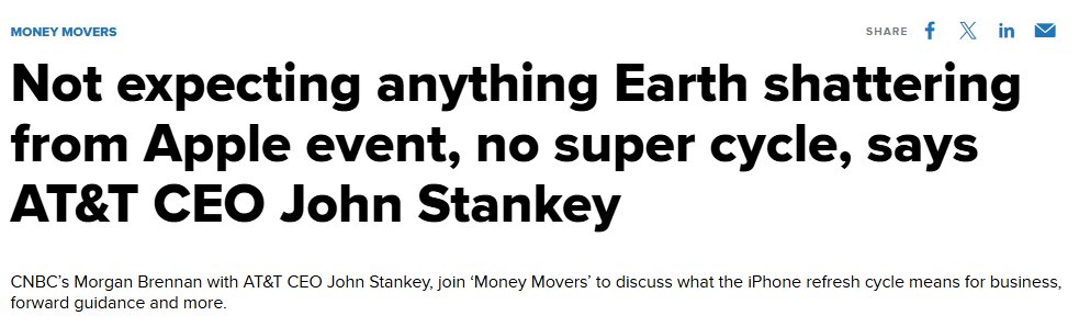 He was right: nothing mind-blowing, but I really liked the new iPhone Air.

#AppleEvent $AAPL