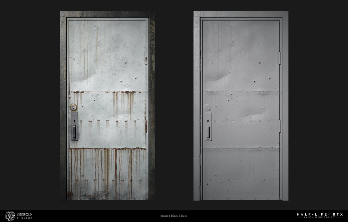 hl2rtxofficial's tweet image. Not a single clean asset in today's showcase - keep the rubber gloves on!
In this post, Huan Chiao Chen, and a double-feature from Jose Luis Pellegrino!
Embrace the grunge and apply to join the team at hl2rtx.com!