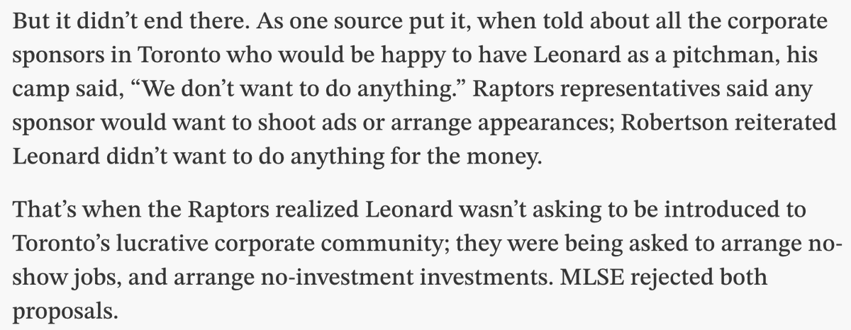 Pablo Torre š³ļø (@pablotorre) on Twitter photo To briefly recap: the Clippers appear to have been scammed by a company (Aspiration) that did the same scam that Kawhi Leonard and Dennis Robertson secretly pitched the Raptors in 2019. What a circumstantial coincidence!
Great reporting by <a href="/bruce_arthur/">Bruce Arthur</a>: x.com/bruce_arthur/s⦠To briefly recap: the Clippers appear to have been scammed by a company (Aspiration) that did the same scam that Kawhi Leonard and Dennis Robertson secretly pitched the Raptors in 2019. What a circumstantial coincidence!
Great reporting by <a href="/bruce_arthur/">Bruce Arthur</a>: x.com/bruce_arthur/sā¦
