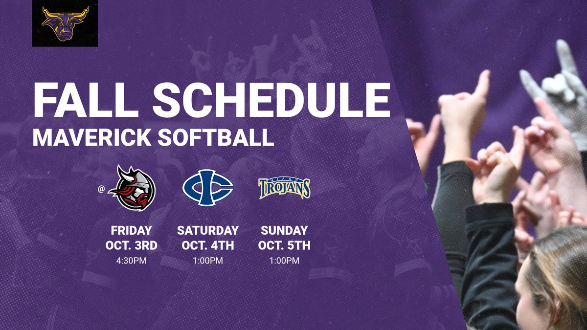 🥎 Our Fall schedule is set! Catch your Maverick Softball team in action as we prep for another exciting season.