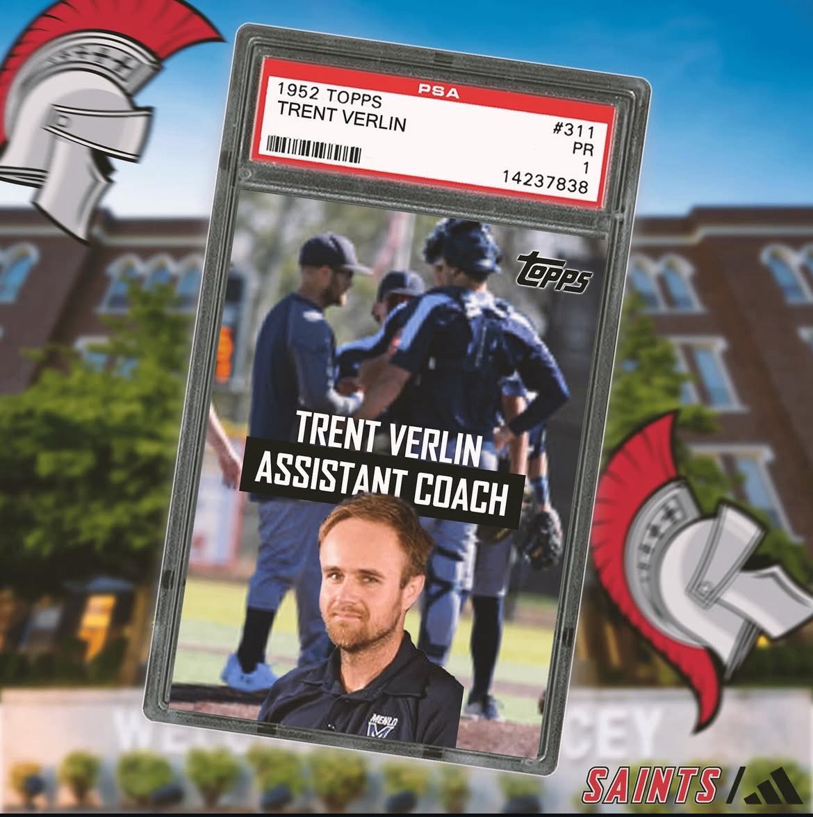 We would like to welcome Assistant Coach Trent Verlin! Coach Verlin spent time coaching at Bowling Green, Menlo College, and Penn State Harrisburg. Coach has had great success developing catchers and is a great recruiter. We look forward to his impact! #GoSMUSaints #SaintsWin