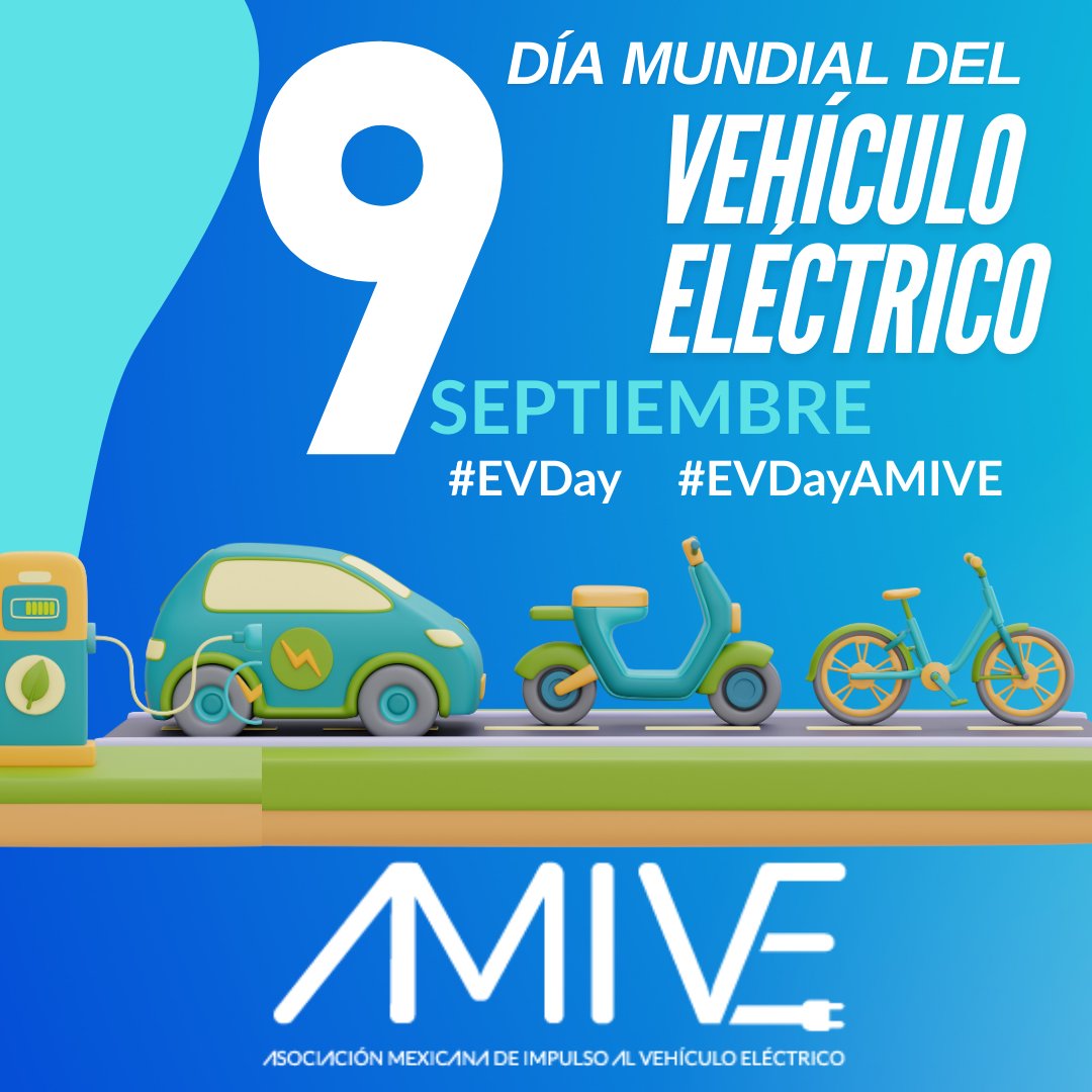 amivemexico's tweet image. #EVDay ¡Únete!  Evento insignia de electromovilidad en México: #EVDayAMIVE #AUTEL @MOBILITYADO @mexico2_pmc 
⬇️emisiones y cuidar el medio ambiente
🚀Impulsar innovación y tecnología
🇲🇽Conectar a México futuro sostenible
Registro: bit.ly/3TYpLlR