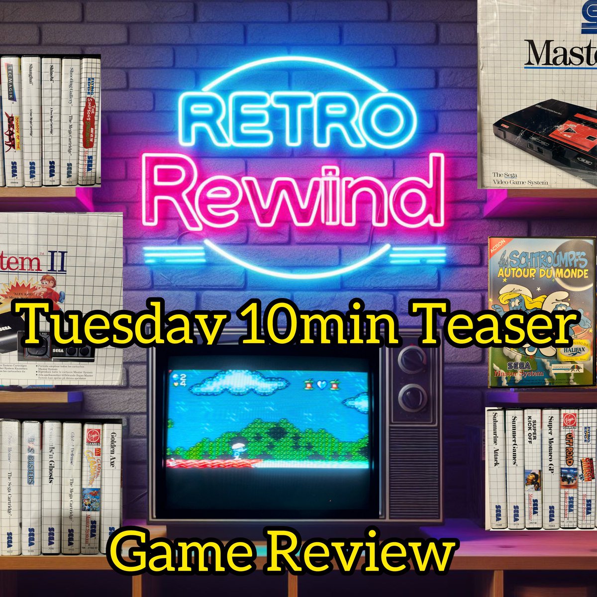 Tuesday/Thursday 10min Teaser Ep202 - The Smurfs 2 #mastersystem #gaming... youtu.be/mfv4F-8Bowo?si… via <a href="/YouTube/">YouTube</a>