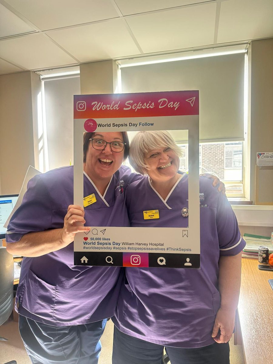 📣 World Sepsis Day at EKHUFT

💡 THINK Sepsis focus today: H = High Risk

👶 Young
🧬 Immunocompromised
👵 Older adults with comorbidities

⚠️ Spot RED FLAGS 🚩 &amp; screen early!

✨ CCOT are raising awareness across the trust today.

#WorldSepsisDay #THINKSepsis #EKHUFT