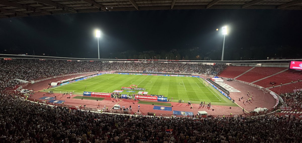 Serbia v England. Here we go 🇷🇸🏴󠁧󠁢󠁥󠁮󠁧󠁿