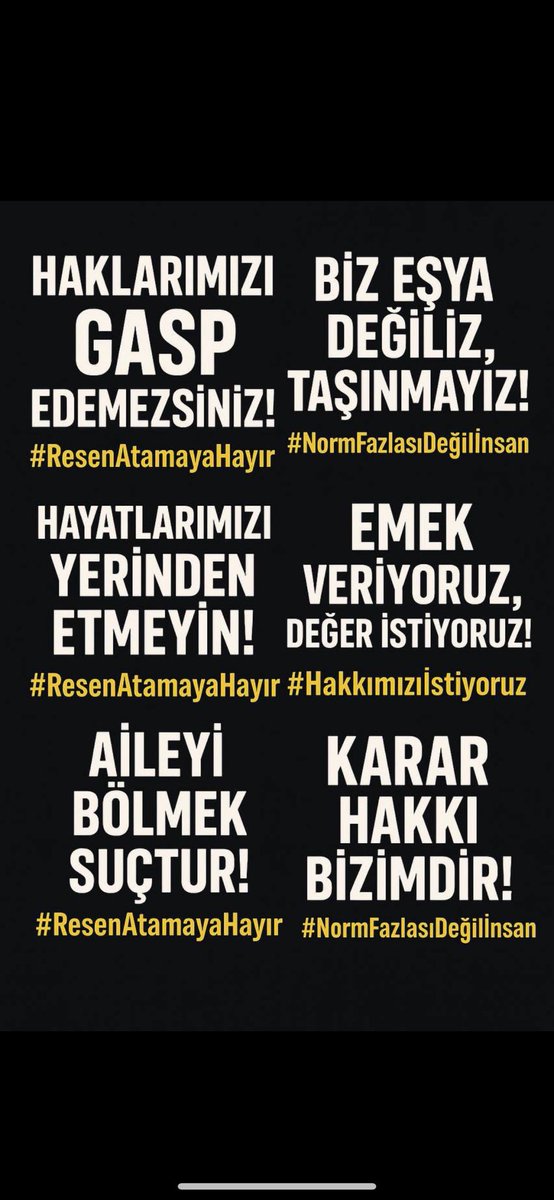smslck42's tweet photo. #ÖğretmenlerReseneKarşı
Diyorlar ki atama Yönetmeliğe uygun yapıldı bir şey yapılamaz. Yahu biz zaten bizzat yönetmeliğe karşı çıkıyoruz. İnsanları hiç bilmedikleri, hiç istemedikleri, yaşam alanlarından kilometrelerce uzağa atamak yasal olmamalı. https://t.co/Vg87Lz8GUY