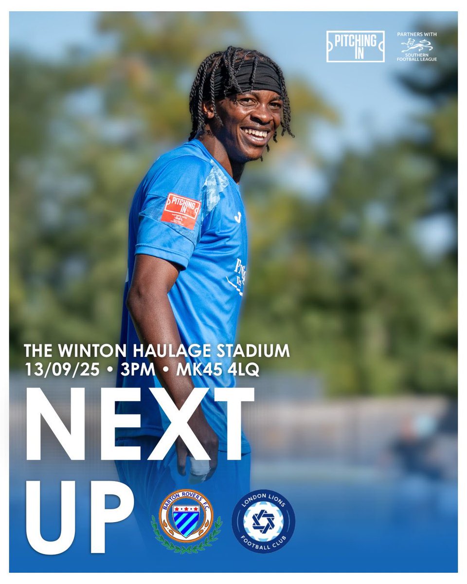 NEXT MATCH |

We face London Lions at the Winton Haulage on Saturday afternoon! 👊