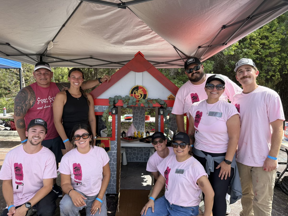 CWDriverCos's tweet image. Our team joined San Diego Habitat for Humanity’s Women Build Playhouse Competition at Stone Brewery in Escondido. In just 3 hours, we built a “Castle” playhouse, earning special recognition and plenty of smiles. Proud to support our community. #CWDriverCos