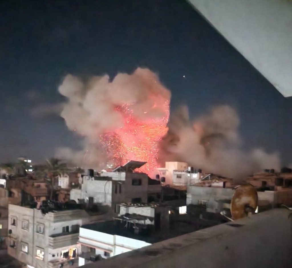 Oh God, it’s like nuclear bombs… Hell in Gaza right now.
The entire city is being annihilated… for whoever cares