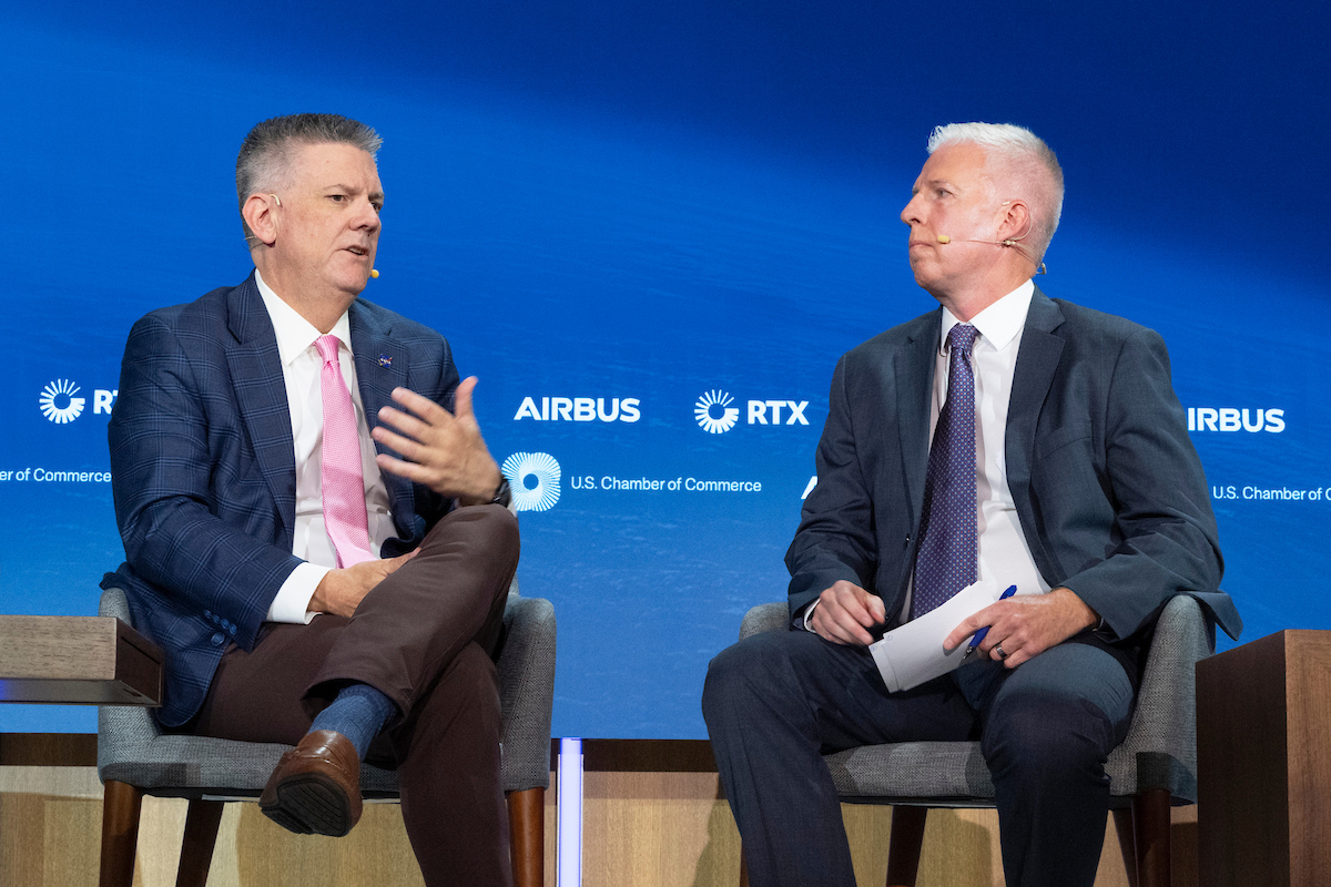 USChamber's tweet image. From @NASA Chief of Staff @BrianHughes47: “America stands ready to have an environment across global partnerships, we want to explore space and keep it a venue for peace and exploration, but not everyone has the same values as America.”

#globalaerospacesummit
