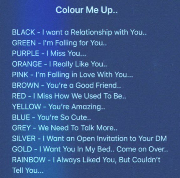 AdelaideCosette's tweet image. #DMGame Send me your color(s) and # for TL reply. Why not, I&apos;m bored #Stolen