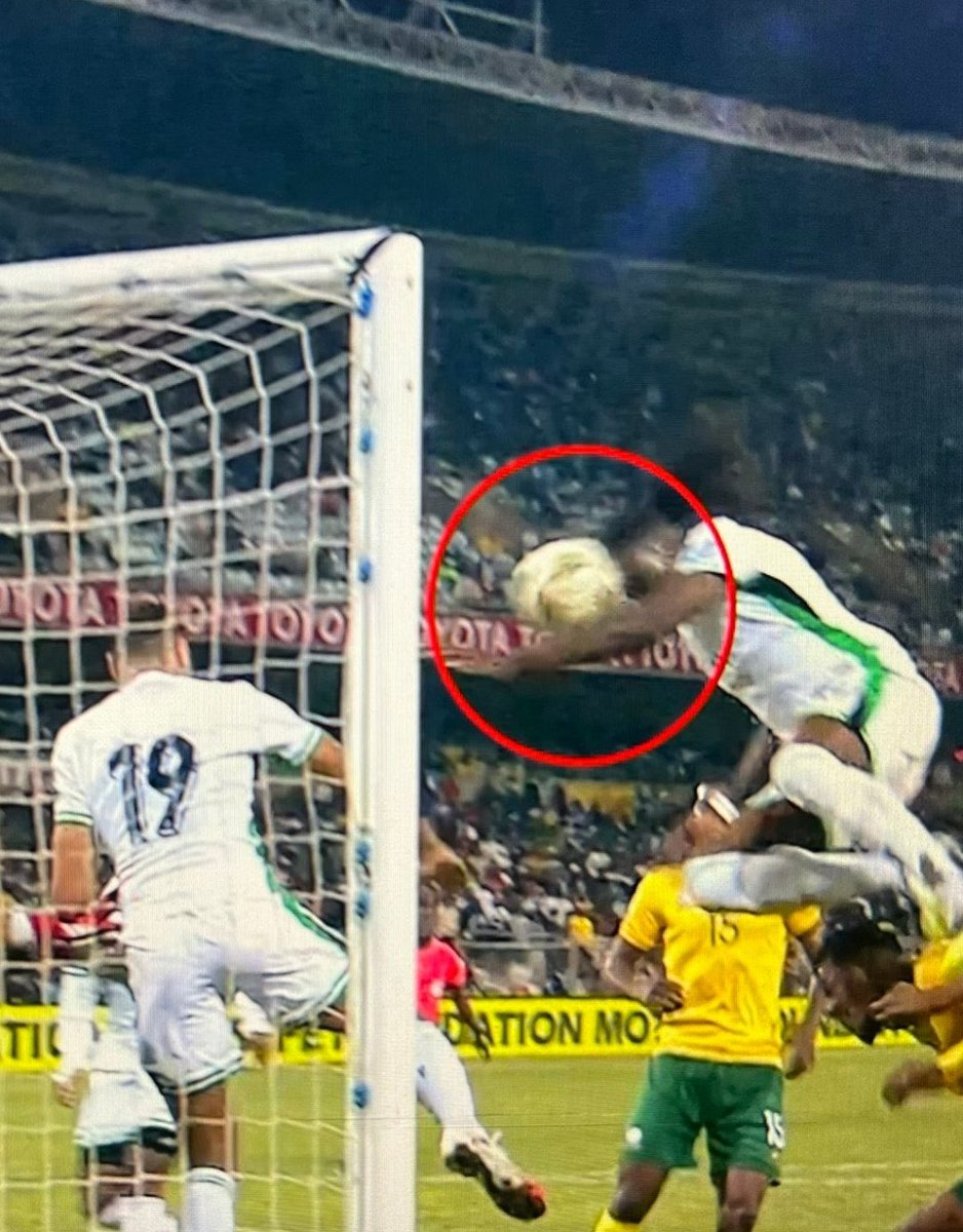 Please Retweet This until Nigeria sees it

Bafana #RSAvsNGR Own Goal No VAR Mofokeng Broos