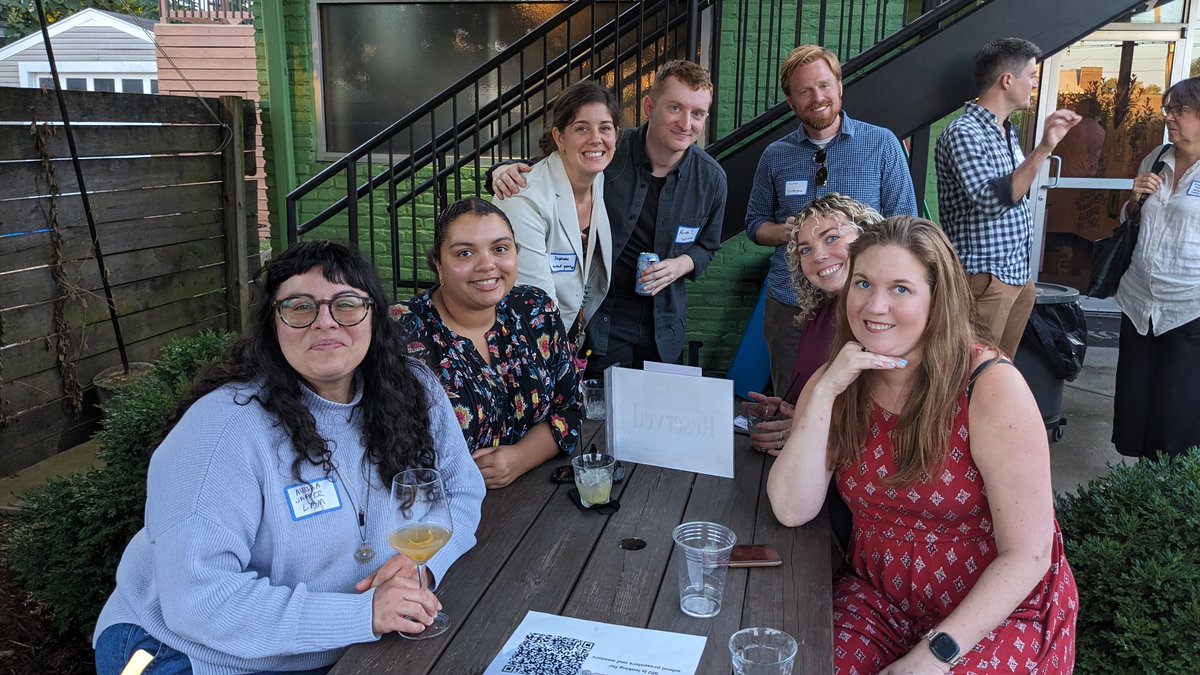 Thanks for coming out to happy hour last week at Nook &amp; Nowhere! It was a great time to be together and amazing to see so many newsrooms represented. We were also lucky to have some fantastic weather. Drop a ❤️ on this post if you want to see more happy hours in the future!