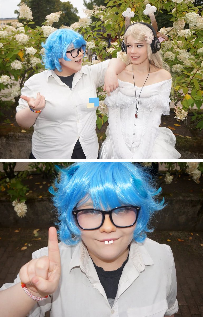 HomoPaavo's tweet photo. That fucking bird that i hate
Noelle @Spidettee
Tenna @jermafangirI
#tracon2025 #tracon #deltarune #berdly #noelle #tenna #cosplay https://t.co/S0fU4LGlXD