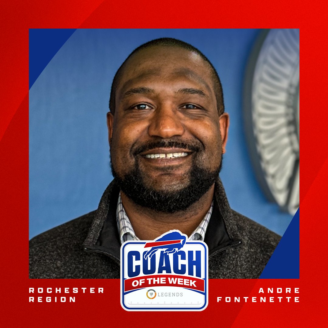 Meet the Coaches of the Week: William Atlas &amp; Andre Fontenette!

We’re proud to spotlight them for their unwavering dedication to empowering the next generation of leaders through youth football in WNY.

Read more: bufbills.co/3JS7rsR