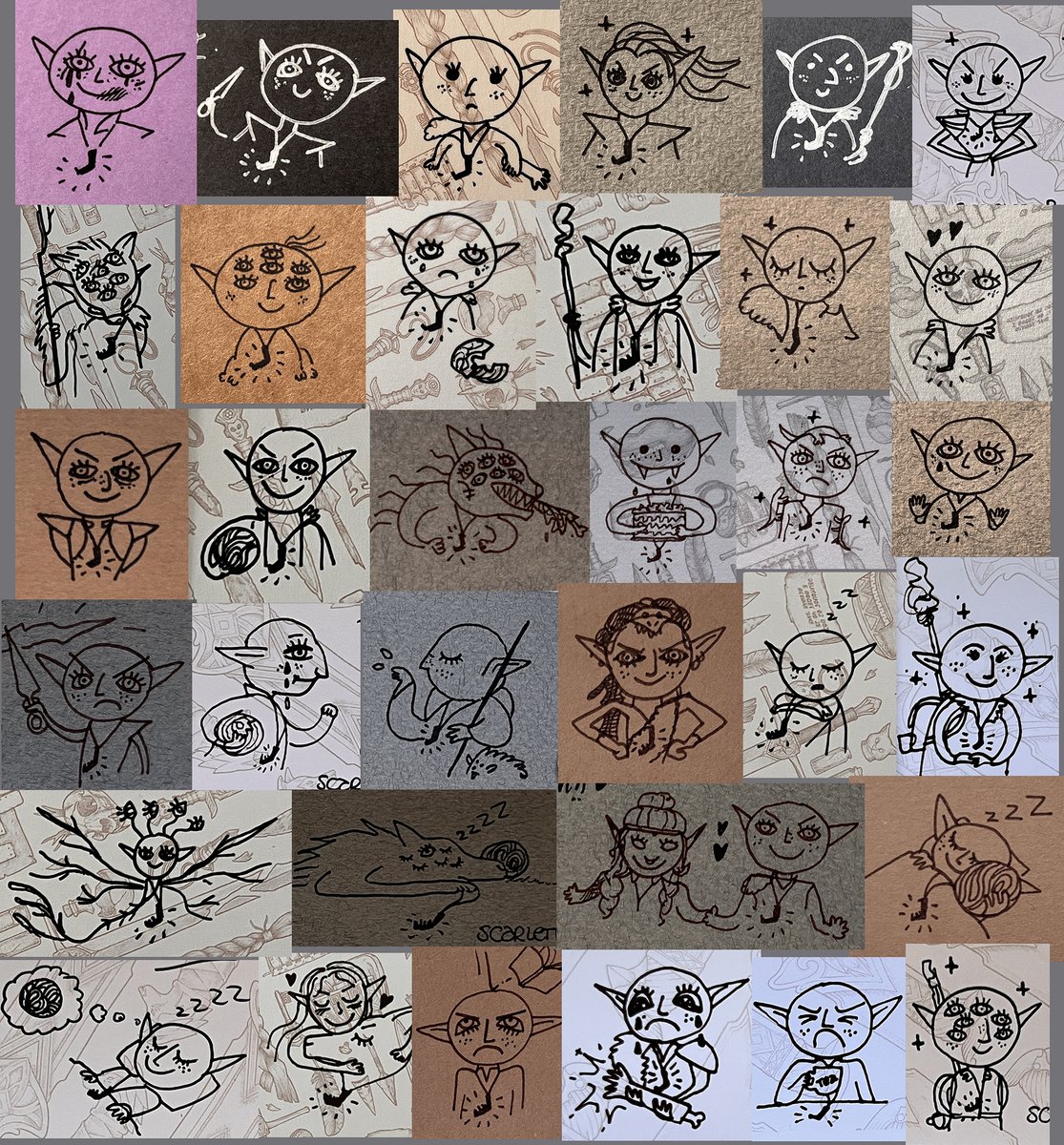 With every shipment of the Fen'Harel pendant, I include a silly doodle of Solas, but I'm running out of ideas!!