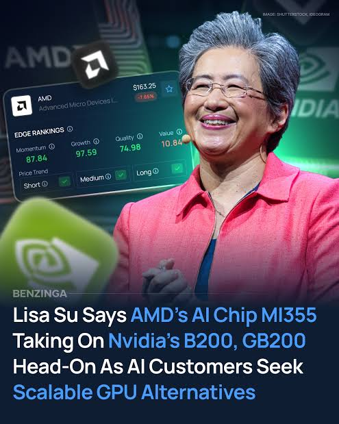 MikeLongTerm's tweet photo. BREAKING $AMD & Vultr

WEST PALM BEACH, Fla., Sept. 9, 2025 — Vultr today announced availability of the @AMD  Instinct MI355X GPU. Vultr’s new AMD Instinct MI355X GPUs address enterprise demand for greater performance and cost-efficiency to support global deployment of new AI-native applications. Optimized for AI inference, the AMD Instinct MI355X offers superior price-to-performance to advance new agentic AI initiatives.

“With this launch, Vultr is expanding access to next-generation GPUs and setting a new standard for AI infrastructure price-to-performance,” said J.J. Kardwell, CEO of Vultr. “By combining Vultr’s cloud platform with the AMD Instinct MI355X, we are delivering the performance, scalability, and efficiency that enterprises and AI innovators need, and we are making it available globally.”

Built on the 4th Gen AMD CDNA architecture, the AMD Instinct MI355X GPUs deliver 288 GB of HBM3E memory, 8TB/s bandwidth, and support for advanced datatypes like FP6 and FP4 — accelerating AI training, inference, and scientific simulation. With support for direct liquid cooling and the latest AMD ROCm software stack, the AMD Instinct MI355X GPUs enable high-density, high-throughput deployments with ultra-low latency.

“AMD is the trusted AI solutions provider of choice to enable customers to tackle the most ambitious AI initiatives, from building large-scale AI cloud deployments to accelerating AI-powered scientific discovery,” said Negin Oliver, corporate vice president of business development, Data Center GPU Business, AMD. “The AMD Instinct MI350 Series GPUs paired with AMD ROCm software provide the performance, flexibility, and security features needed to deliver tailored AI solutions that meet the diverse demands of the modern AI landscape.”

Vultr’s lineup of AMD solutions includes the AMD EPYC 9004 Series processors, AMD EPYC 7003 Series processors, and AMD EPYC 4005 Series processors, as well as AMD Instinct MI325X, MI300X, and MI355X GPUs. As a member of the Vultr Cloud Alliance, AMD helps power a composable ecosystem of best-in-class technology partners delivering integrated solutions and services for cloud computing.