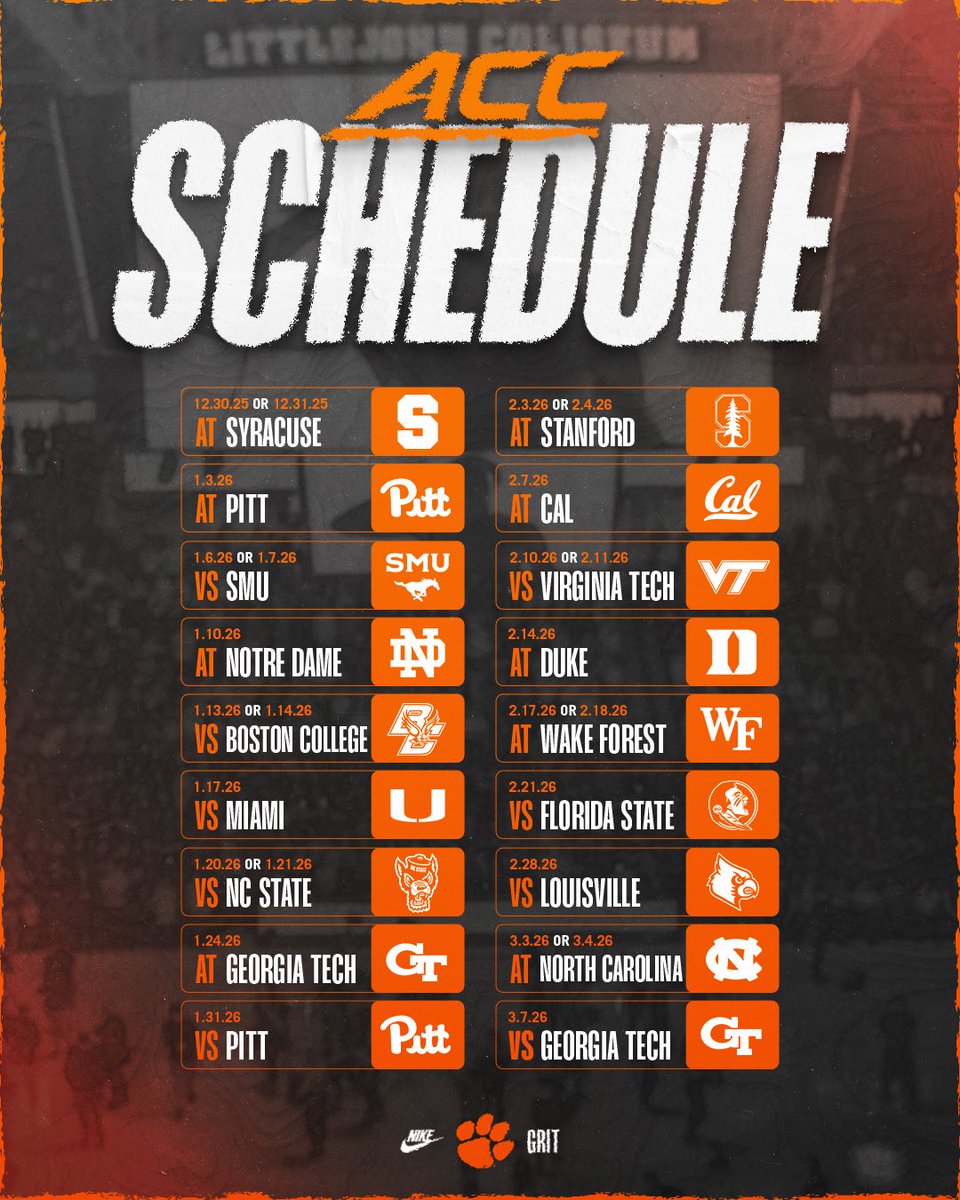 Clemson Basketball tweet media