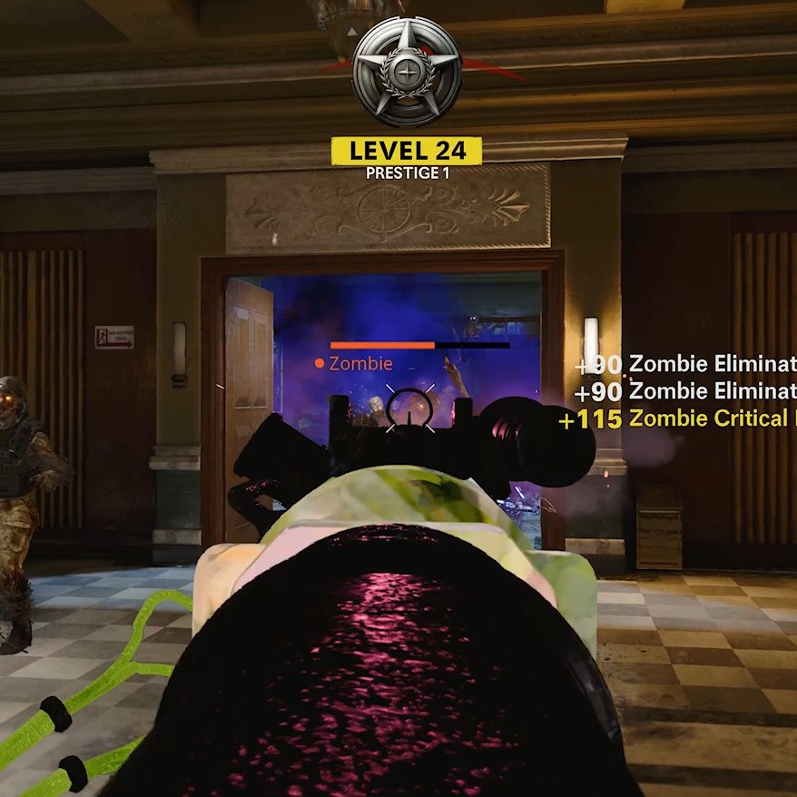 xpertfusion3's tweet photo. I do find it funny how I LOVE Health Bars in Call of Duty Multiplayer, but I HATE them in Call of Duty Zombies... https://t.co/ie6Y02k9Ej