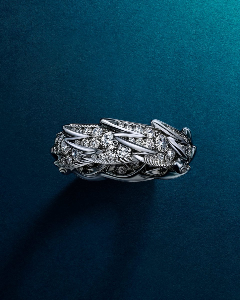 TiffanyAndCo's tweet photo. In the new Bird on a Rock fine jewelry collection, the bird is distilled to its essence: the wing. Featuring diamonds of different sizes that are carefully hand set by Tiffany master artisans, each intricate wing is crafted to evoke the delicate texture of feathers in motion. #TiffanyAndCo #TiffanyBirdOnARock

Discover more: https://t.co/OyF9ntCYlc