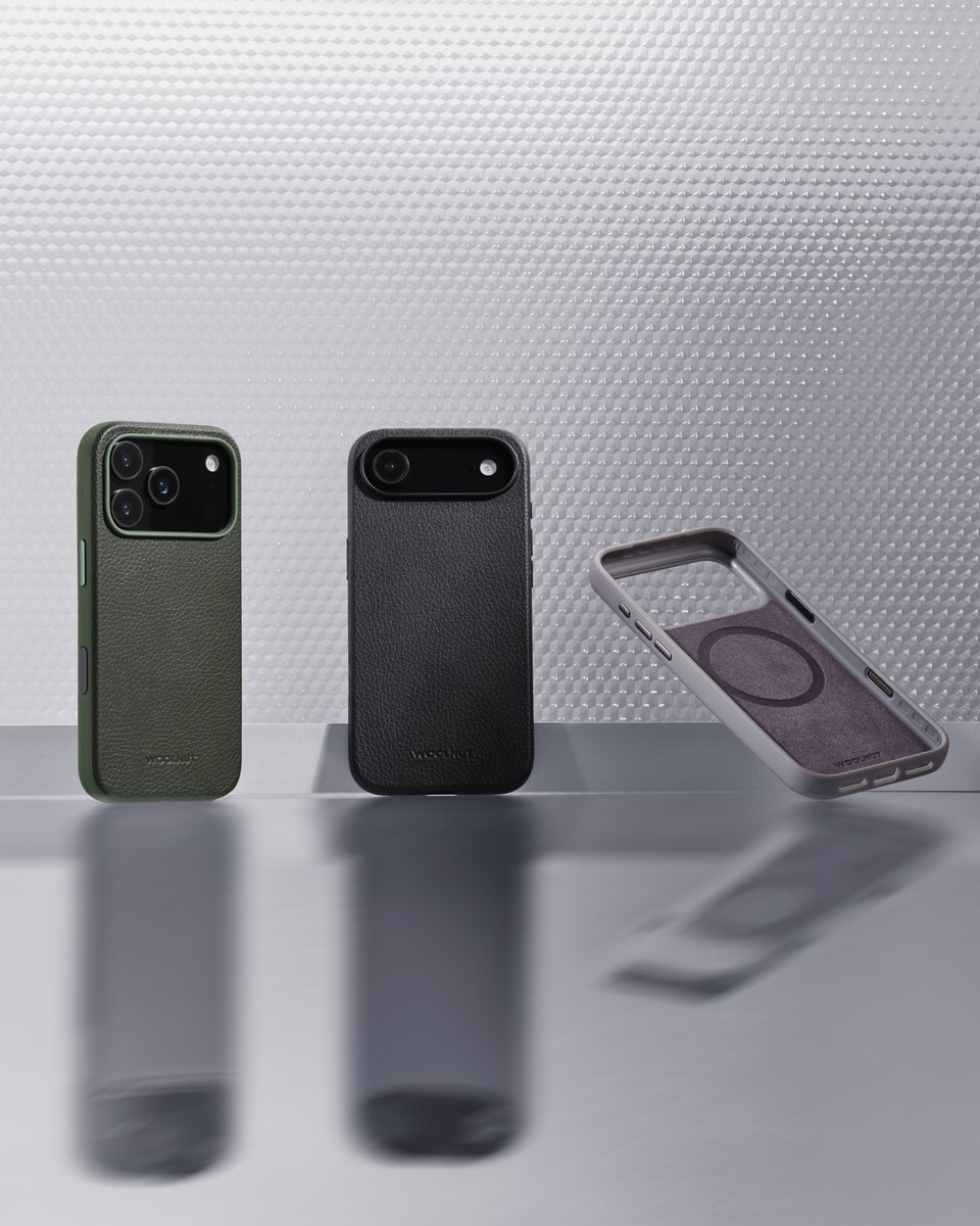 woolnut's tweet photo. Introducing Leather Cases for iPhone 17 and iPhone Air.
 
Our most refined cases yet - available now at https://t.co/DWmCIoBTFF https://t.co/85r6xxMvzJ
