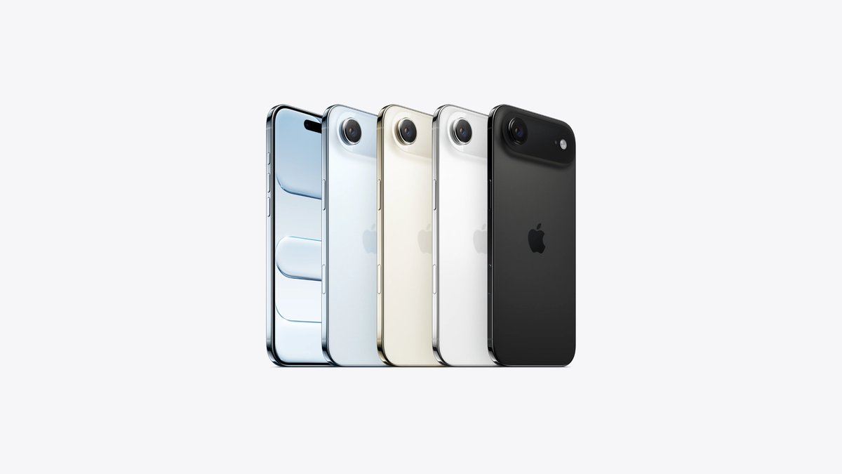 AppleArabs's tweet photo. أسعار آيفون 17 اير  الرسمية في السعودية 🇸🇦

256GB | ريال 4,699
512GB | ريال 5,699
1TB | ريال 6,699

#AppleEvent #مؤتمر_ابل #iPhone17