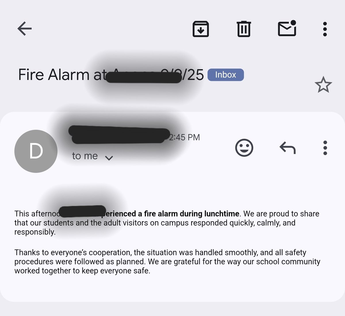 I hope this has nothing to do with my son 😅