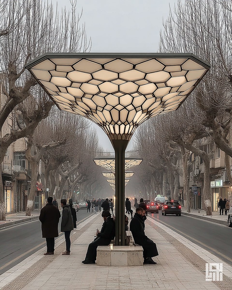 The city's respect for its citizens 'Tabriz V1' - work by <a href="/pooriyazamani/">Pooriya Zamani</a> 
Generated with #Ai 
.
.
#architecture #installation
#urbandesign