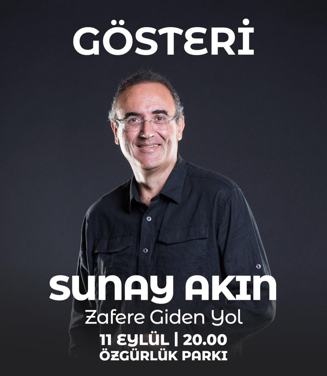 Türkiye'nin en özel yazar-şair ve hikaye anlatıcılarından olan Sunay Akın ile Çanakkale'deyiz. "Zafere Giden Yol" adlı bu önemli gösteriye tüm halkımız davetlidir...
#çanakkale #sunayakın #zafer #kurtuluş #sanat #edebiyat #kültür #gösteri #şiir #hikaye #kitap