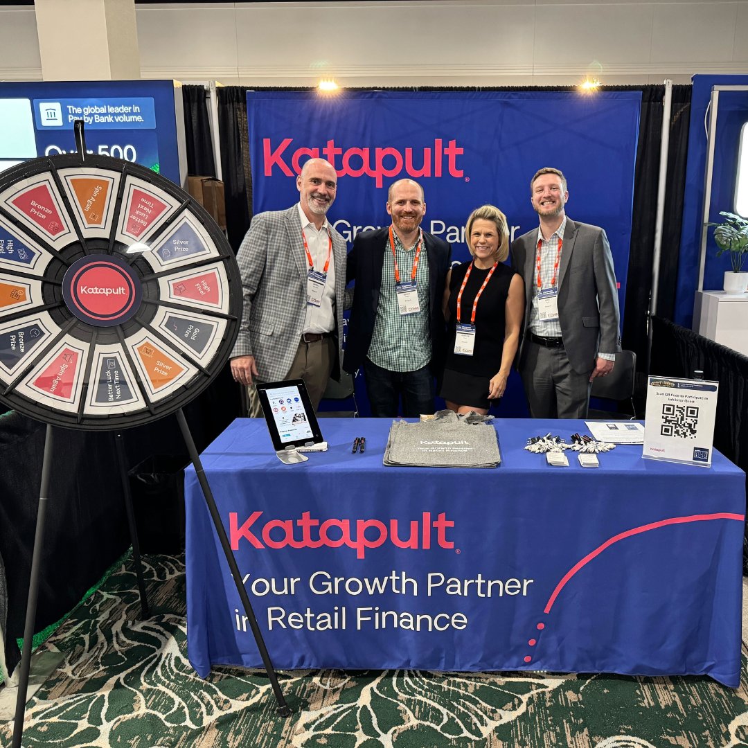 katapultpay's tweet image. We’re at #MAG Payments Conference 25 and ready to connect! Stop by Booth #505 to learn how #Katapult is helping retailers drive growth through our lease-to-own solutions that expand access, boost conversions, and build customer loyalty. 

#MAGPaymentsConference25