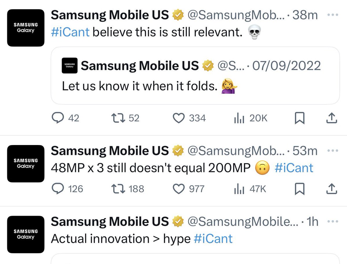 samsungs having a meltdown 💀
