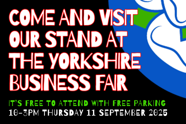 COME AND VISIT US!
We are exhibiting at the Yorkshire Business Fair in Leeds on Thursday 11 September 2025.
Register to attend for free with free parking at eventbrite.co.uk/e/yorkshire-bu….
#networking #leeds