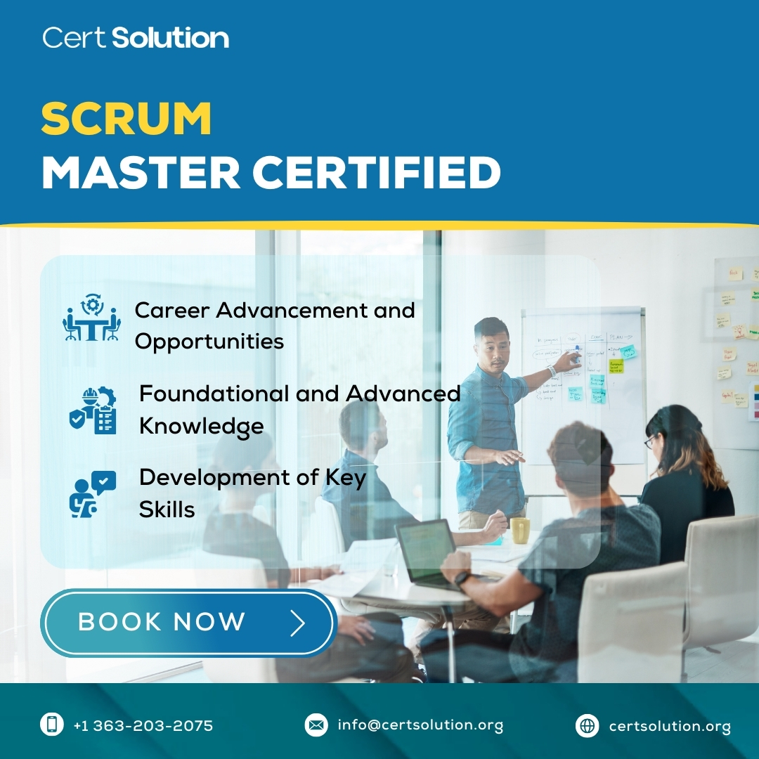 certsolution's tweet image. A Scrum Master Certified (SMC®) course gives you the tools to not only remove obstacles but also empower your team to achieve more.

Join Scrum Course!

certsolution.org

#certsolution #scrum