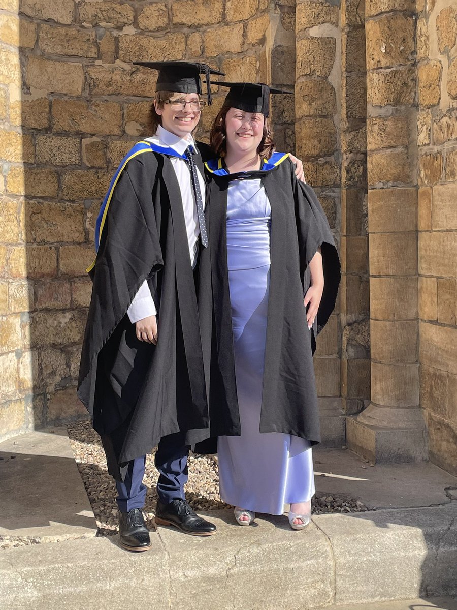 Proud mum moment! Our son and his partner graduated from <a href="/unilincoln/">University of Lincoln, UK</a> <a href="/UoLCompSci/">University of Lincoln Computer Science</a> today. Clever couple! 💖😊<a href="/miamikyu/">¦ mia ¦</a>